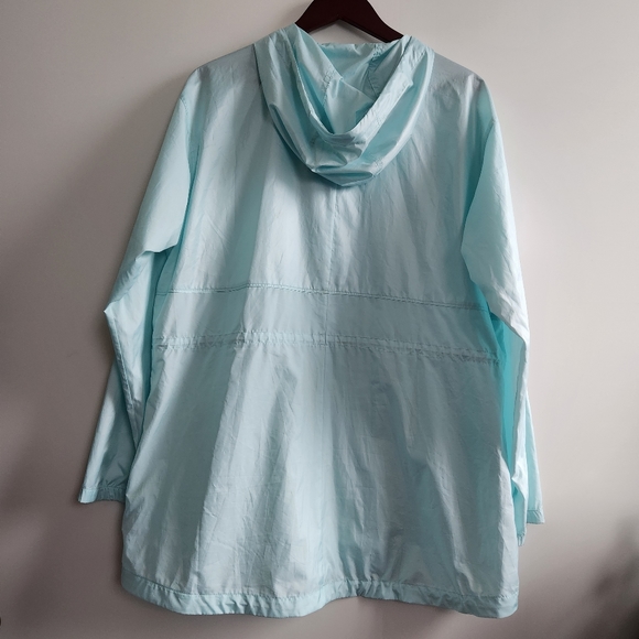Columbia Flashback Water Resistant Hooded Windbreaker Plus Size - Picture 3 of 5